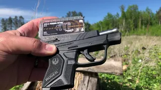 Federal Punch 22 LR 29 grain ammo Shooting Test - chronograph and reliability in Ruger LCP II