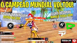 INACREDITAVEL! FLUXO DEU BOOYAH COM JOGADOR A MENOS, NINGUEM ACREDITOU! SHOW SURREAL NA LIGA GWL!