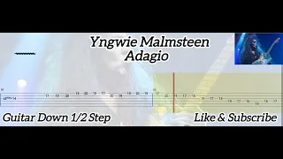 Yngwie Malmsteen - Adagio ( Tab Guitar )