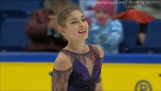 Alena Kostornaq free program.FINLANDIA TROPHY.