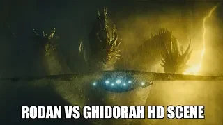 Rodan Vs Ghidorah and Fighter Jets Scene HD | Godzilla and the king of the monsters