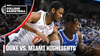 ACC Tournament Semifinals: Duke Blue Devils vs. Miami Hurricanes | Full Game Highlights