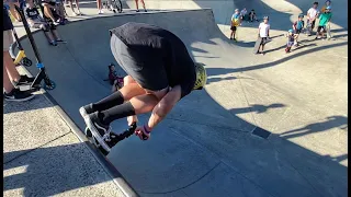 THE SMALLEST SCOOTER ON THE BIGGEST RAMP!