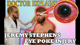 What Happened to Jeremy Stephens Eye (Corneal Abrasion) : UFC Mexico