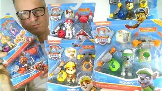Paw Patrol 2 Clip on Backpacks for Rescue Adventures Collection Rocky Chase Marshall Rubble Sky Zuma