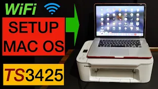 Canon Pixma TS3420 WiFi Setup Mac OS.