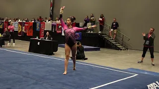 Arianna Espinoza Floor 9.625 DP Nationals 2023 Wildfire Gymnast Level 10