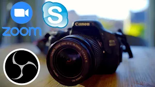 How to use old Canon T3i/600D as Webcam OBS Zoom Skype | Mac & Windows