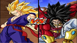 GOHAN SSJ3 VS BROLY SSJ4 | DBZ BT3