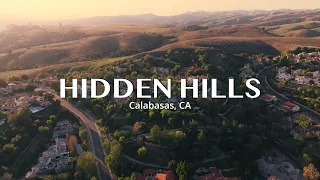 2024 Hidden Hills Neighborhood in Calabasas California 4K Drone Tour