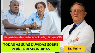 Na perícia do INSS o foco não está na doença ou no CID, mas sim na sua incapacidade para o trabalho