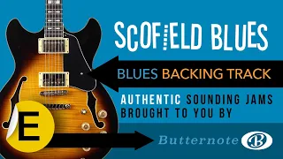 Sco-groove backing track in E | funky blues in the style of John Scofield