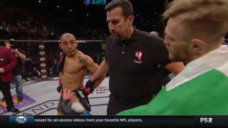 What Conor told José Aldo after the fight