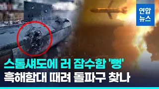 잠수함·상륙함 이어 초계함…우크라, 러 흑해함대 연일 타격    / 연합뉴스 (Yonhapnews)