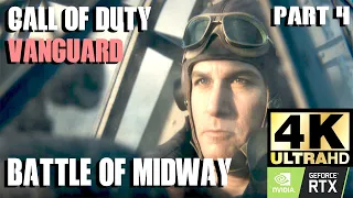 Call of Duty Vanguard Campaign gameplay 4K | Part 4 | Battle Of Midway