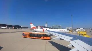 Austrian Airlines A319 sunny summer landing in Vienna I 4K60