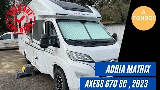 ❤️Preciosa Perfilada de cama isla ❤️ | Adria Matrix Axess 670 SC, Modelo 2023