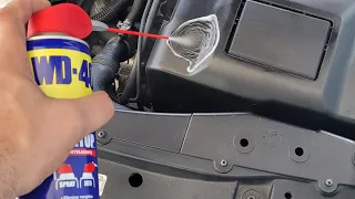 ISSO QUE WD40 FAZ COM PLÁSTICOS E BORRACHAS E VOCÊ NÃO SABE!