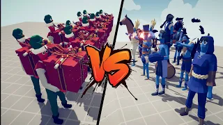 PRESENT ELF Vs LEGACY TEAM Totally Accurate Battle Simulator TABS