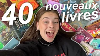 J'AI ACCIDENTELLEMENT 40 NOUVEAUX LIVRES... méga book haul