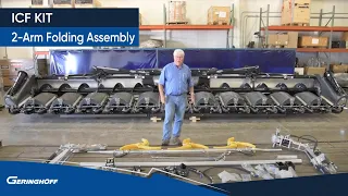 Integrated Crop Flow (ICF) Sweeper Kit: 2-Arm Folding Assembly