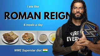 I Tried " ROMAN REIGNS " diet plan for a day !! 🇮🇳