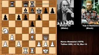 Mikhail Tal vs Yrjo A Rantanen - Tallinn (1979)