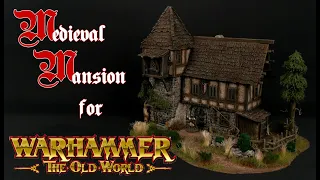 medieval mansion for #warhammer  fantasy, old world, age of sigmar, Freebooters Fate