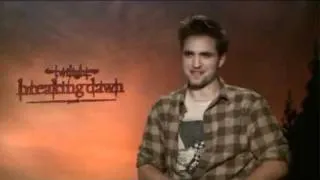 Breaking Dawn P1 Press Junket - Robert Pattinson on KTLA news Interview - Part 2