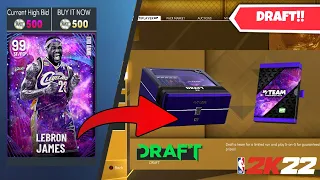 QUICKSELLING AN *END GAME* CARD IF I DO NOT DRAFT A GOD SQUAD | NBA 2K22