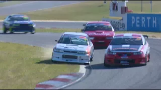 Insane Touring Car Race Subaru WRX vs Toyota AE86 vs Holden Monaro