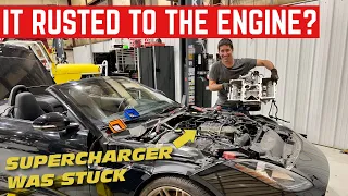 The Supercharger RUSTED On To My Jaguar F-Type ENGINE-