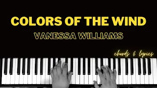 Colors Of The Wind - Vanessa Williams | Piano ~ Cover ~ Accompaniment ~ Backing Track ~ Karaoke