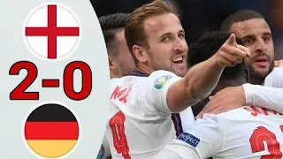 England vs Germany 2-0 Extended Highlights & All Goals | UEFA EURO 2021