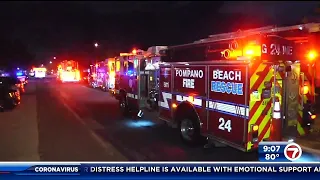 Man escapes safely, dog dies after bedroom fire damages Pompano Beach duplex; 4 displaced