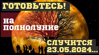 ЧТО СЛУЧИТЬСЯ на ПОЛНОЛУНИЕ 23 мая 2024, во время ЦВЕТОЧНОЙ ЛУНЫ. ЧЕМ ОПАСНО для ВСЕХ