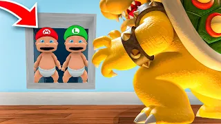 Mario and Luigi Play HIDE & SEEK with BOWSER!