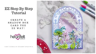 EZ Step By Step Tutorial: Create a Shadow Box Card the EZ Way!