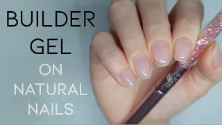 Builder Gel on Short Natural Nails | Triple D