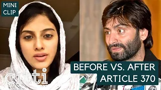 Kashmiri journalist on Yasin Malik before vs. after abrogation of Article 370