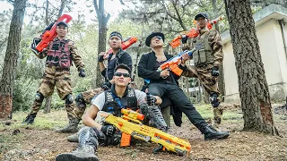 Nerf Guns War : Girl Police Of SEAL TEAM Attack Leader One Eye Of Dangerous Team Criminals