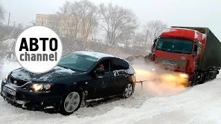 Так ли сильна Субару в снегу? Смотрите! | Subaru in the snow