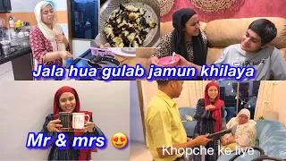 Gulab jamun jal gaye 😩 | pehli baar use kiya VACUUM cleaner | ibrahim family vlogs