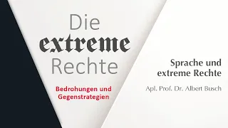 Sprache und extreme Rechte – Ringvorlesung