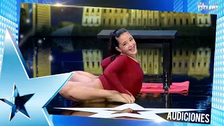 ¡Es de goma! LUCÍA impresionó a todos con su contorsionismo | Audiciones 11 | Got Talent Uruguay 2