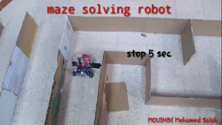 maze solving robot with arduino