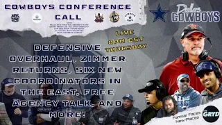 Cowboys Conference Call: Talking Zimmer, New Coaches in the East, Getting Better, and More!