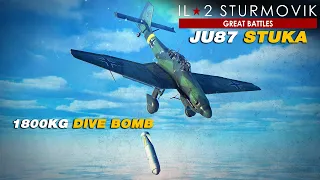 Junkers Ju-87 STUKA | World War II | IL-2 Sturmovik Great Battles | Dogfight |