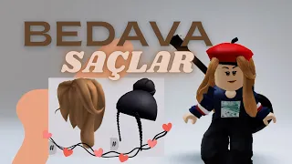 ROBLOX BEDAVA SAÇLAR NASIL ALINIR ? ROBUXSUZ SAÇLAR ! ROBLOX FREE HAİR !