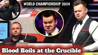 The most Drama frame played at "Crucible" 2024 Shaun Murphy vs Stephen Maguire